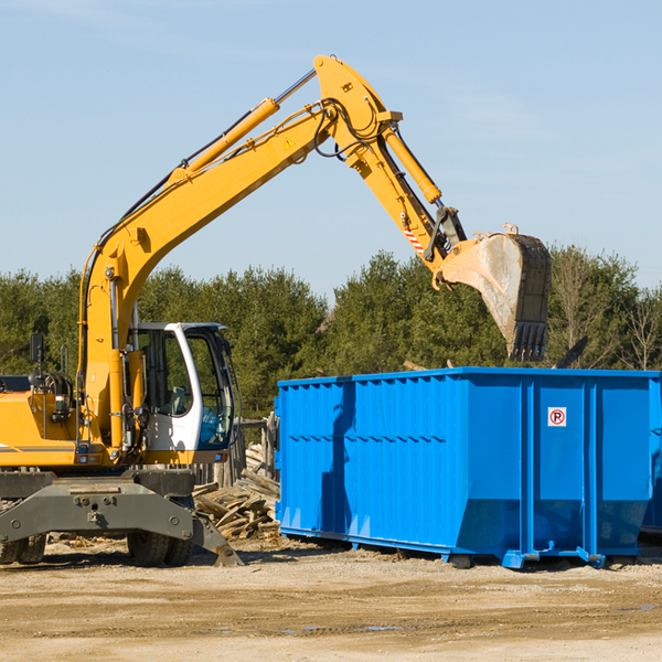 can i choose the location where the residential dumpster will be placed in Plainville Massachusetts